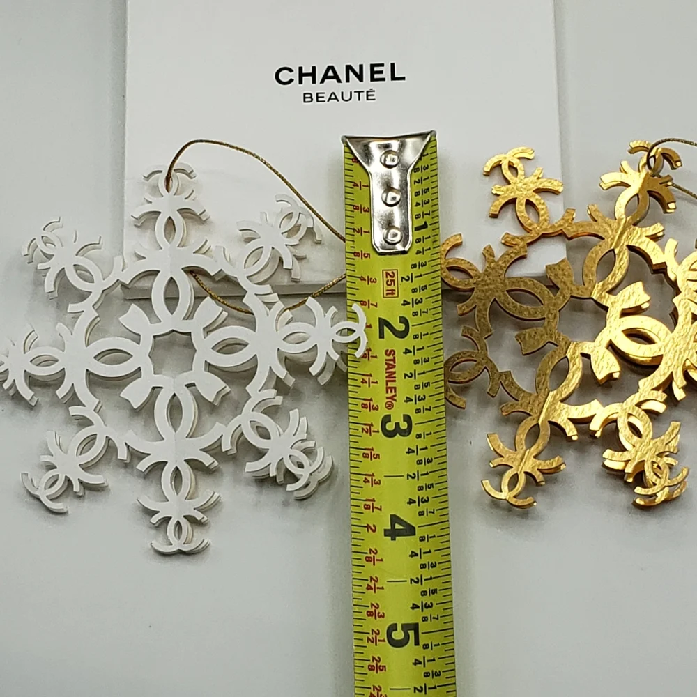 Chanel Holiday Box Card  Bag Snowflake